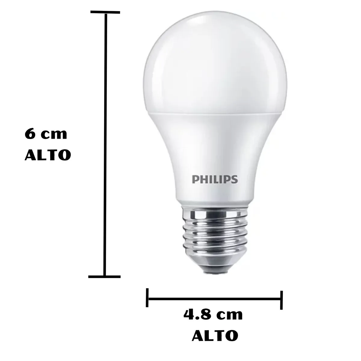 PHILIPS - Foco led philips 7w ecohome / pack 3 unidades