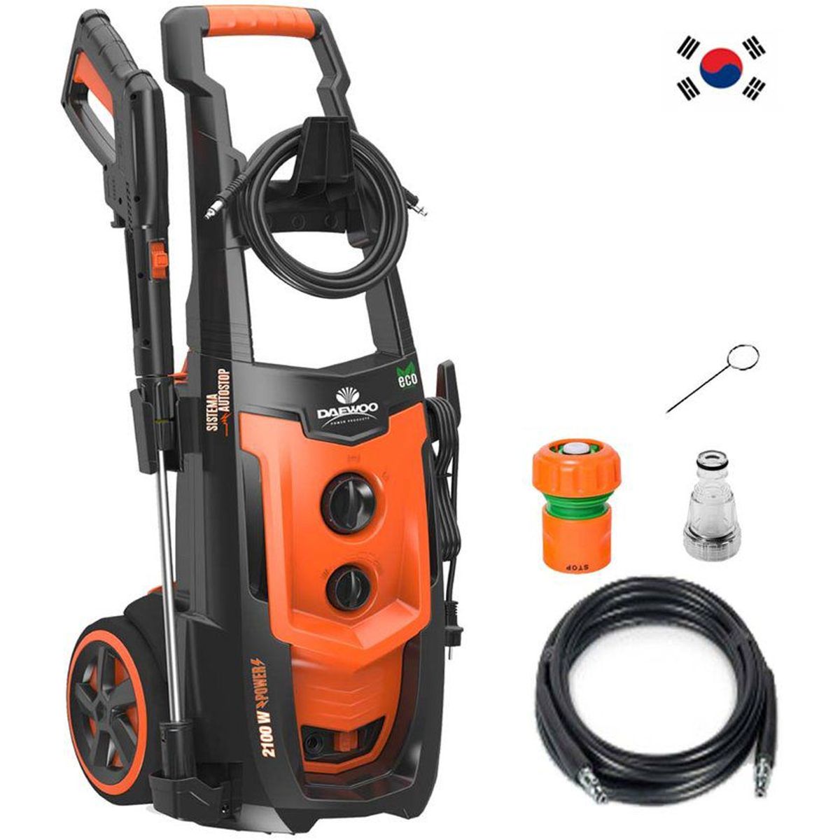 DAEWOO - Hidrolavadora 2100w dax110 car wash