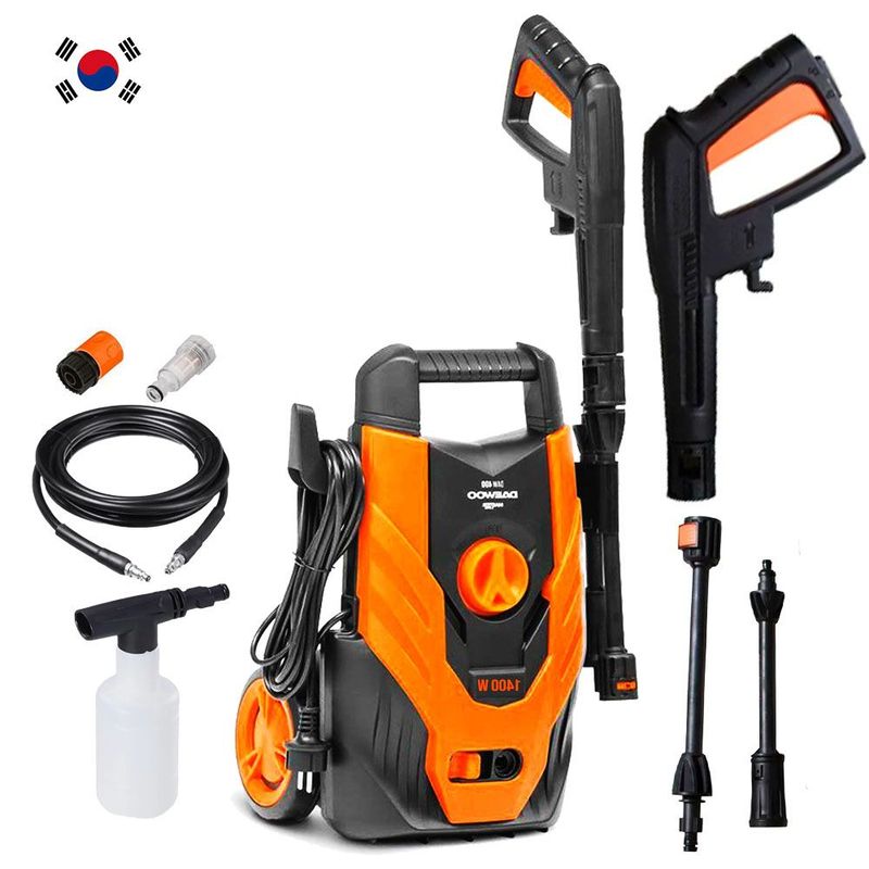 DAEWOO - Hidrolavadora de alta presion daewoo 1500 PSI  - 1400w - PREMIUM