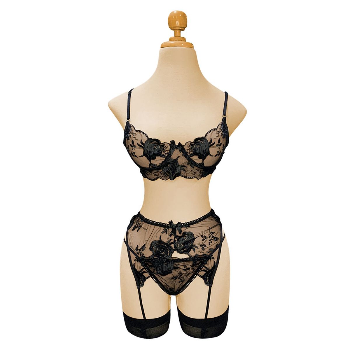 BUYPAL - Lenceria Sexy Mujer Erotica Babydoll Panties Sosten