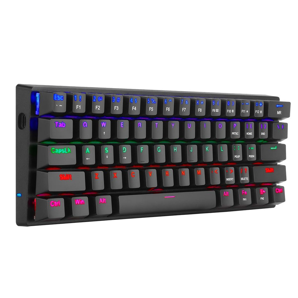 T-DAGGER - Teclado T-Dagger  T-TGK321 Arena Rainbow,  Black