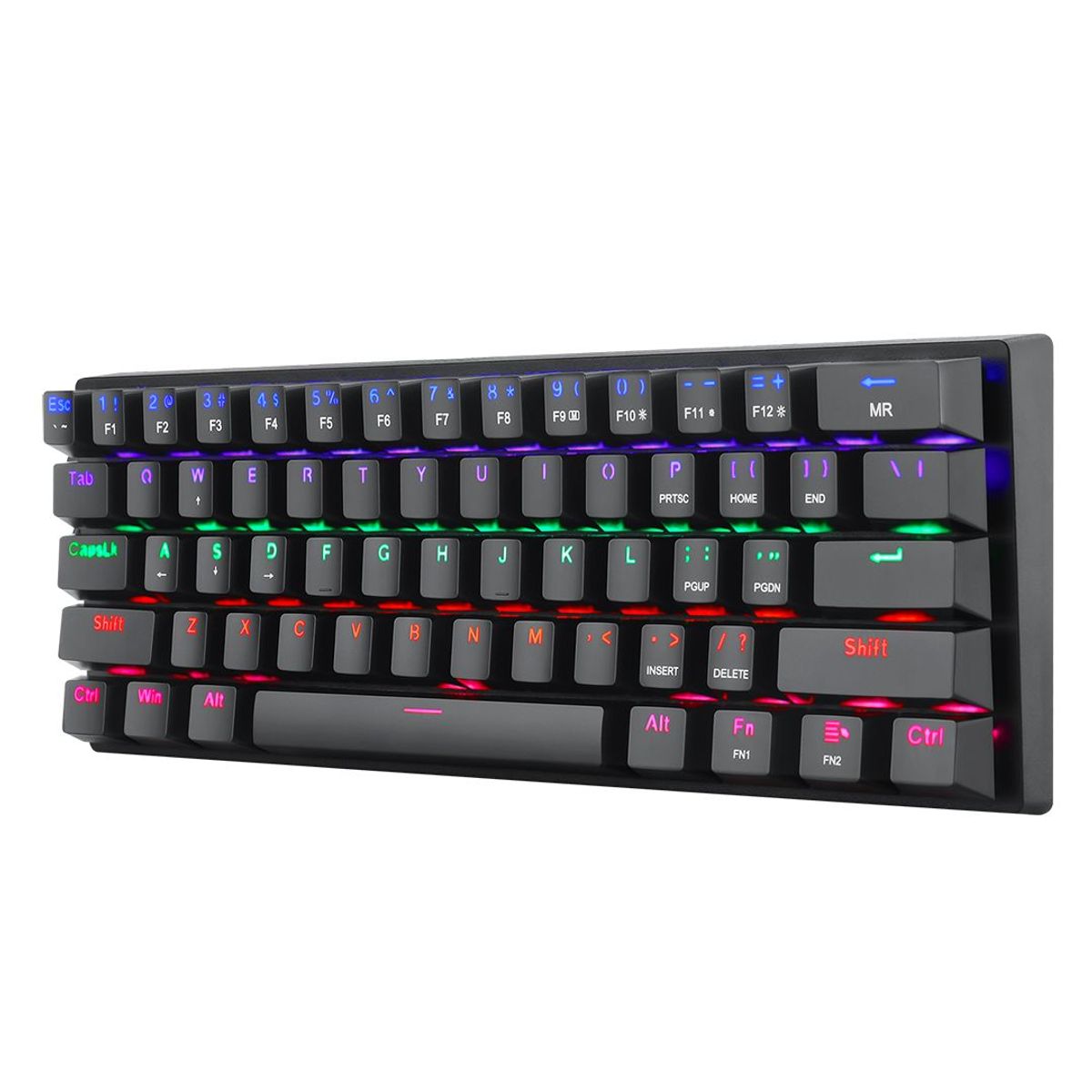 T-DAGGER - Teclado T-Dagger  T-TGK321 Arena Rainbow,  Black