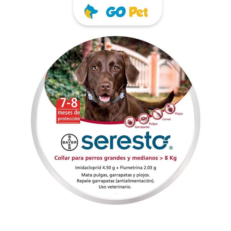 SERESTO - ANTIPULGAS SERESTO COLLAR PERROS GRANDES > 8 KG