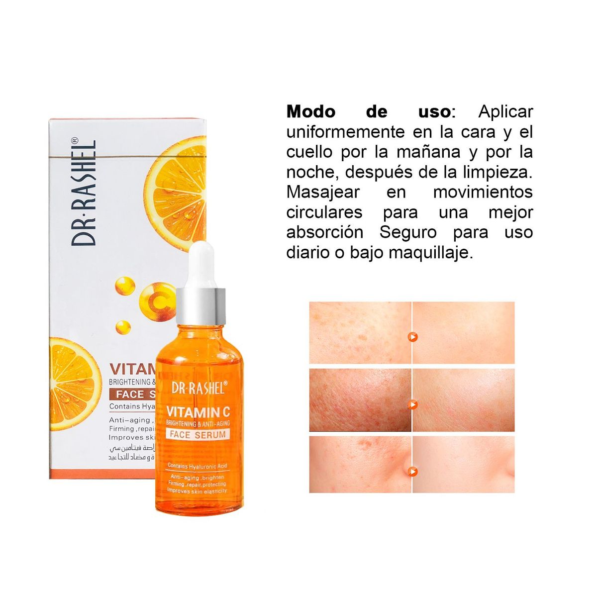 GENERICO - Dr Rashel Vitamina C Esencia tonificante iluminadora.