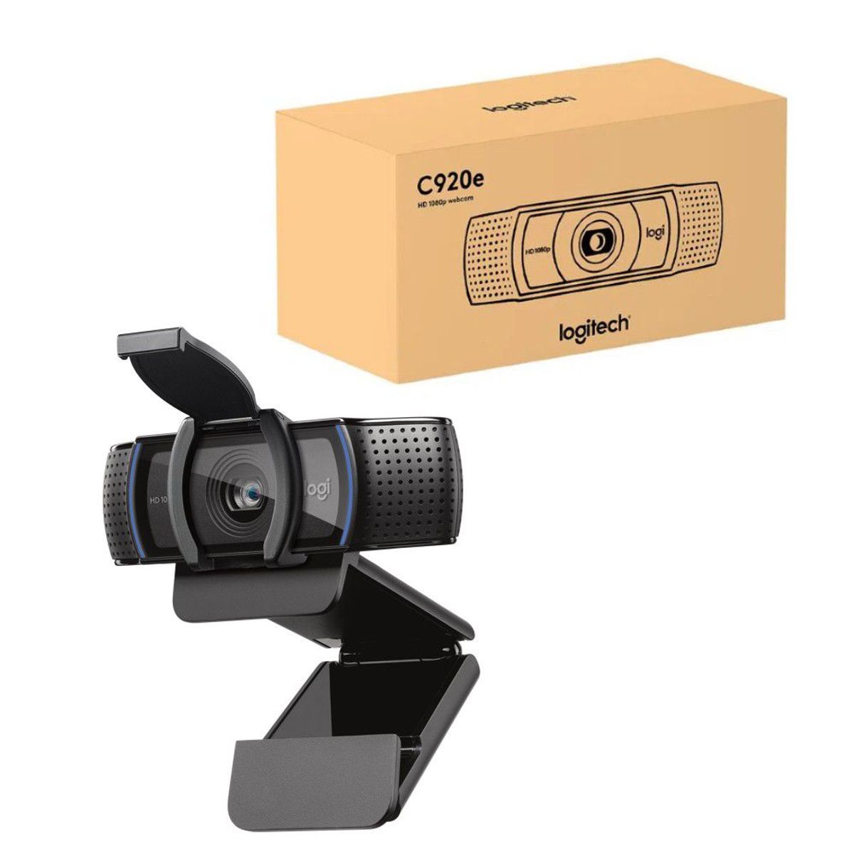 LOGITECH - Webcam Logitech C920e FULL HD 1080P USB Plug and Play