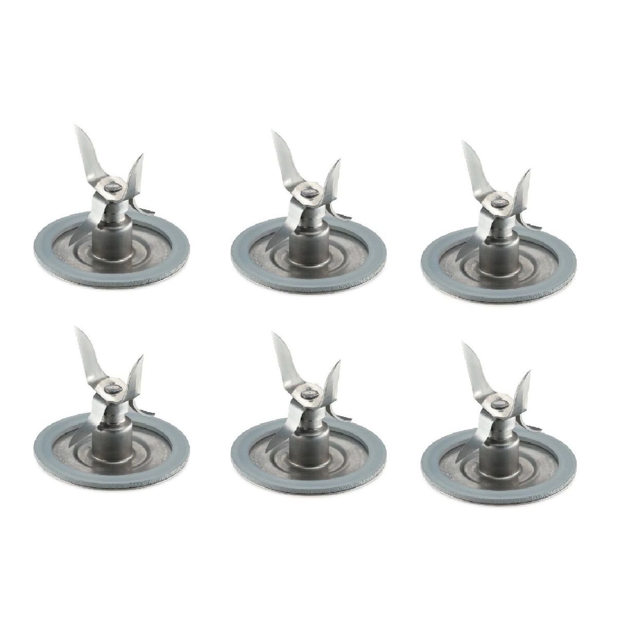 OSTER - Cuchilla Picahielo Oster 4 aspas 4961 Pack 6 Unidades  Acero