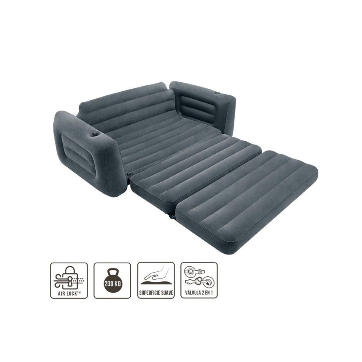 INTEX - Sofá Cama Doble Inflable - Intex