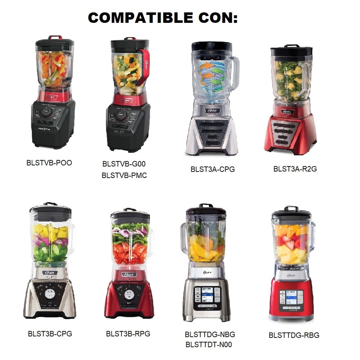 OSTER - Cuchilla  Oster  BLSTAC3090  Xpert Series Plateado