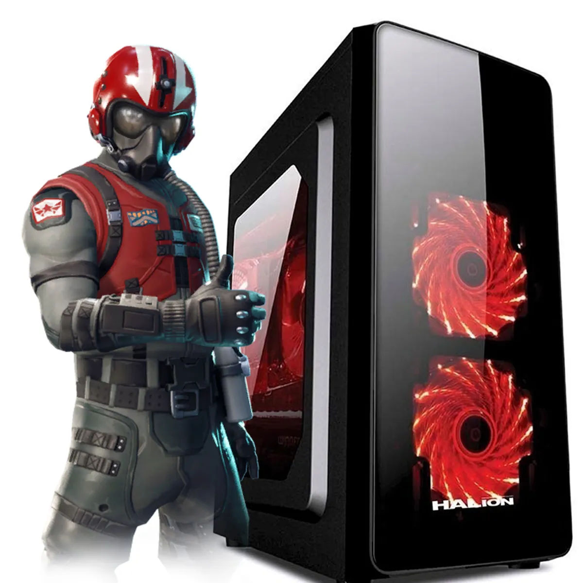 AMD - Computadora PC GAMER RYZEN  5 5600GT RAM 8GB SSD 256GB