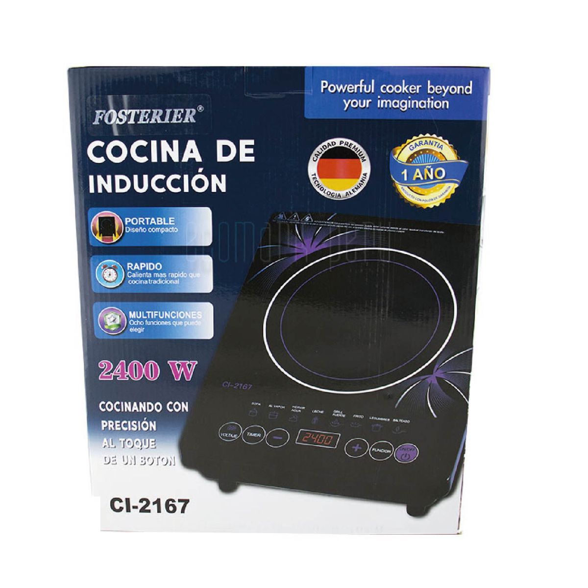 NATIONALIZER - Cocina De Inducción NATIONALIZER 2400W