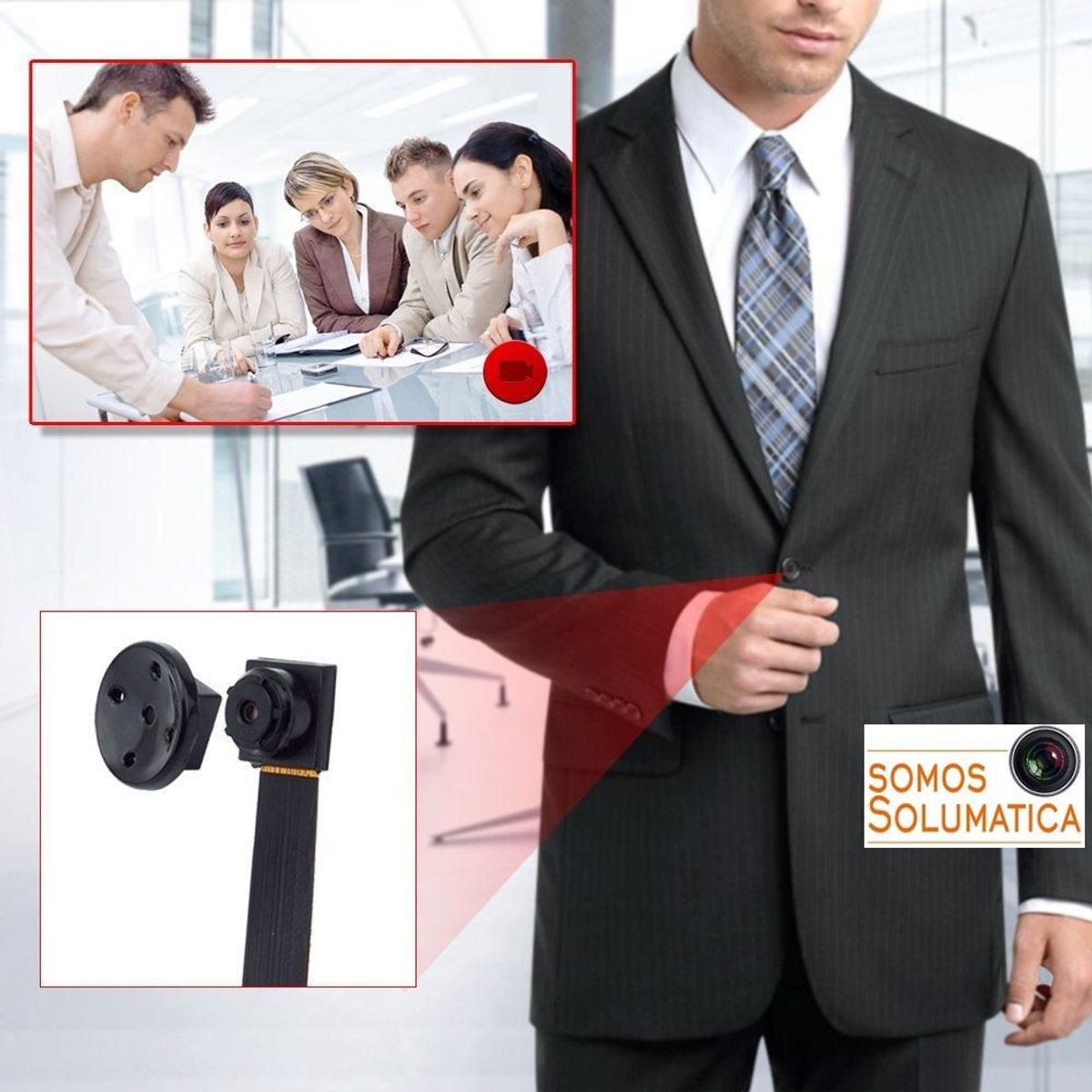 OEM - Cámara Espía HD 1080P - 10 horas de video - Modulo con Control