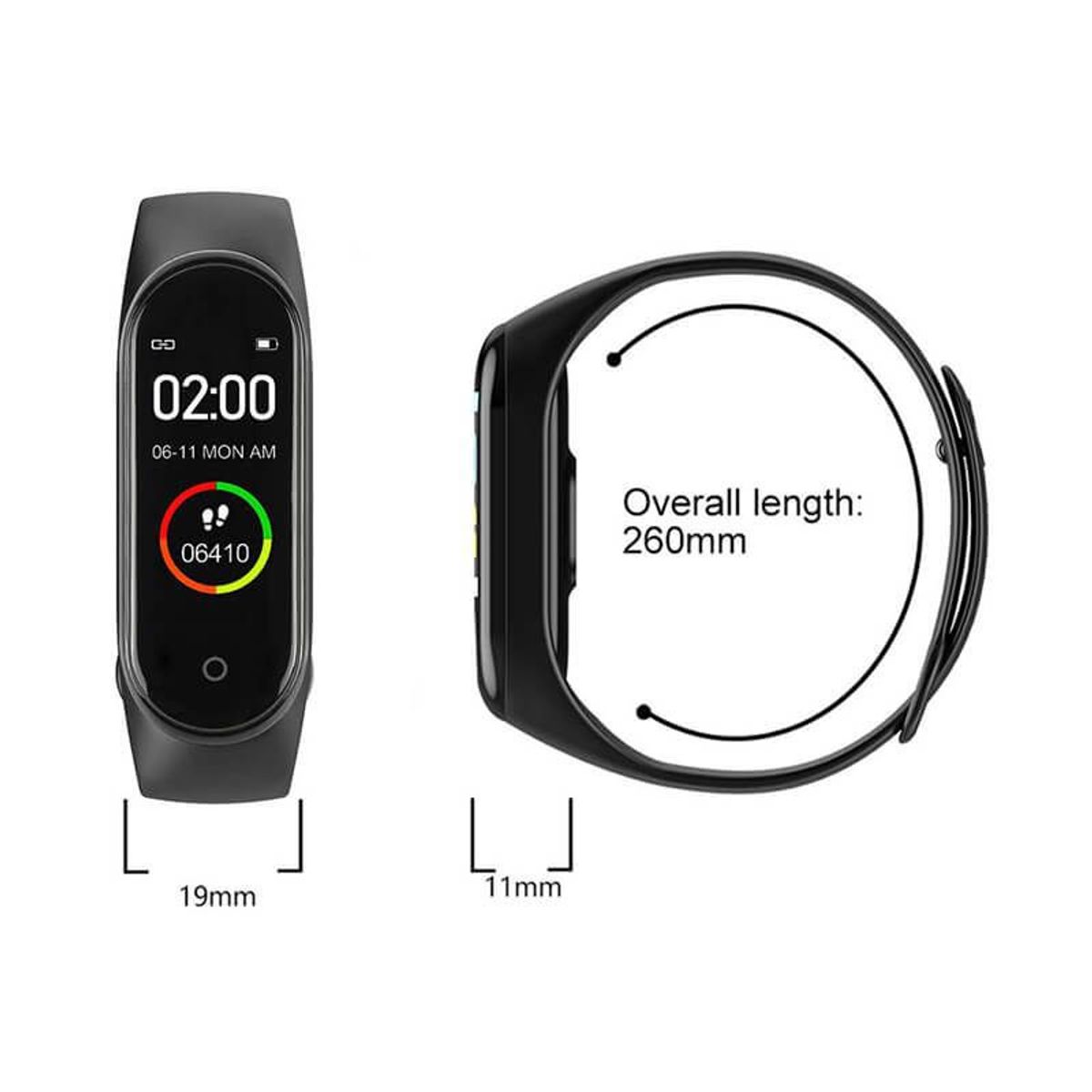 GENERICO - Smart Band M4 Correa Deporte Smartphone Celular Reloj Salud