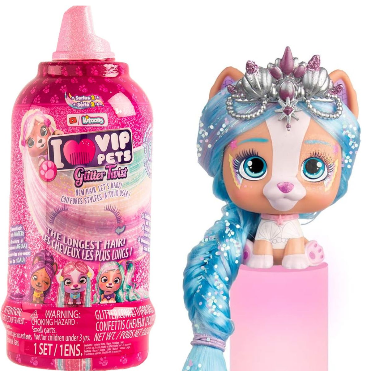 VIP PETS - Juguete Muñeca Vip Pets Twist de Brillo Sorpresa