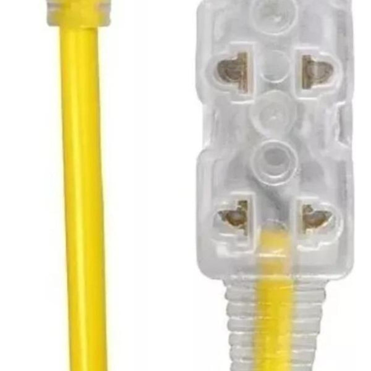 HOME LIGHT - Extensión eléctrica vulcanizado 20 Metros x 3 Tomas Home Light