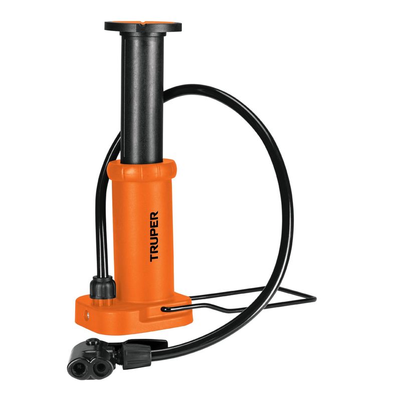 TRUPER - Inflador de Pedal para bicicleta pelota 60 PSI Truper