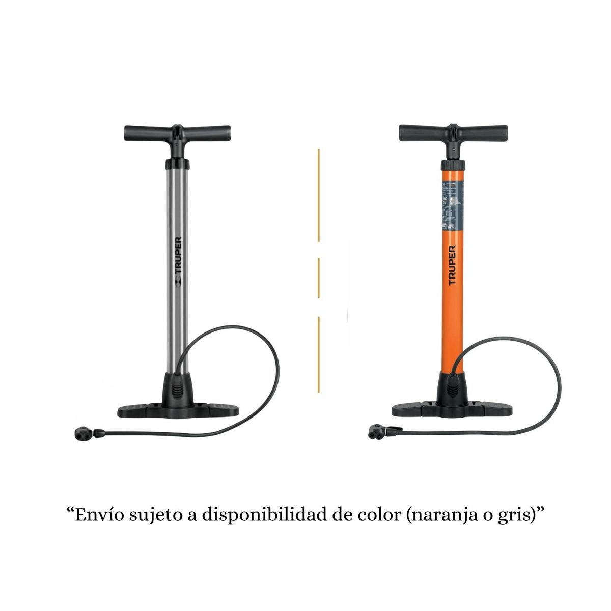 TRUPER - Inflador para Bicicleta Bomba de Aire 100PSI Truper