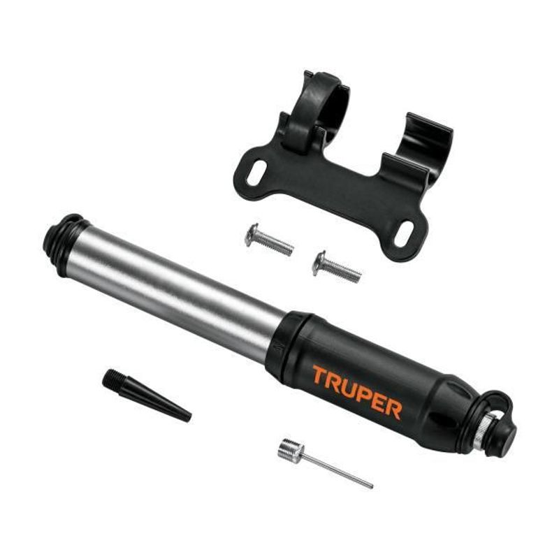 TRUPER - Inflador Portatil para Bicicleta Pelota 75 PSI Truper