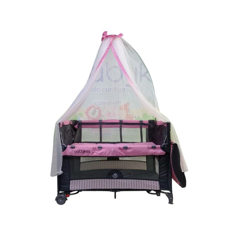 BABY KITS - Cuna para Bebe Mecedor  Funcion Colecho Rosado