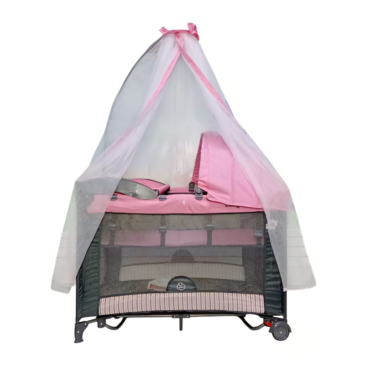 BABY KITS - Cuna para Bebe Mecedor  Funcion Colecho Rosado