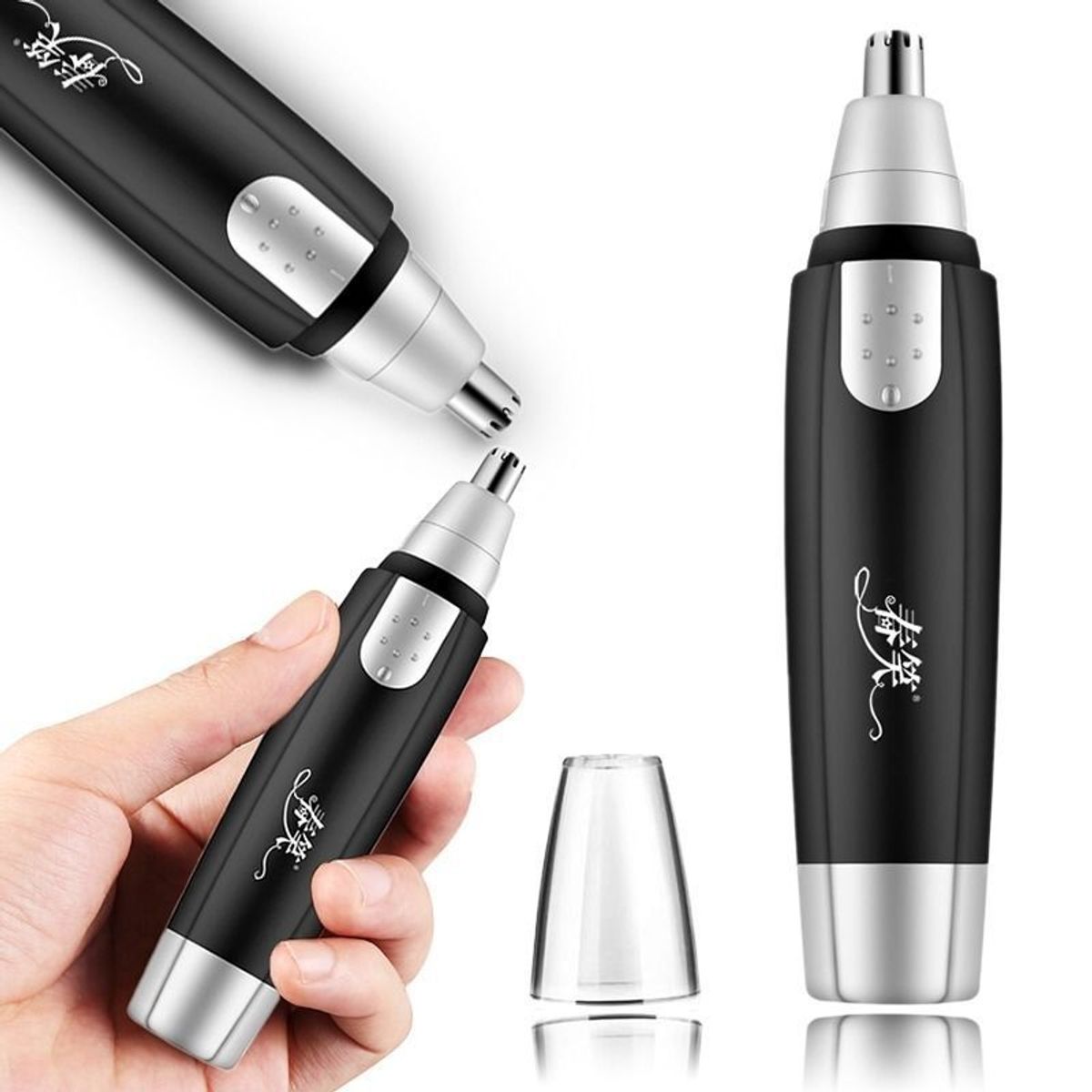 GENERICO - Rasurador Nasal  Cabezal Giratorio Y Cepillo De Limpieza