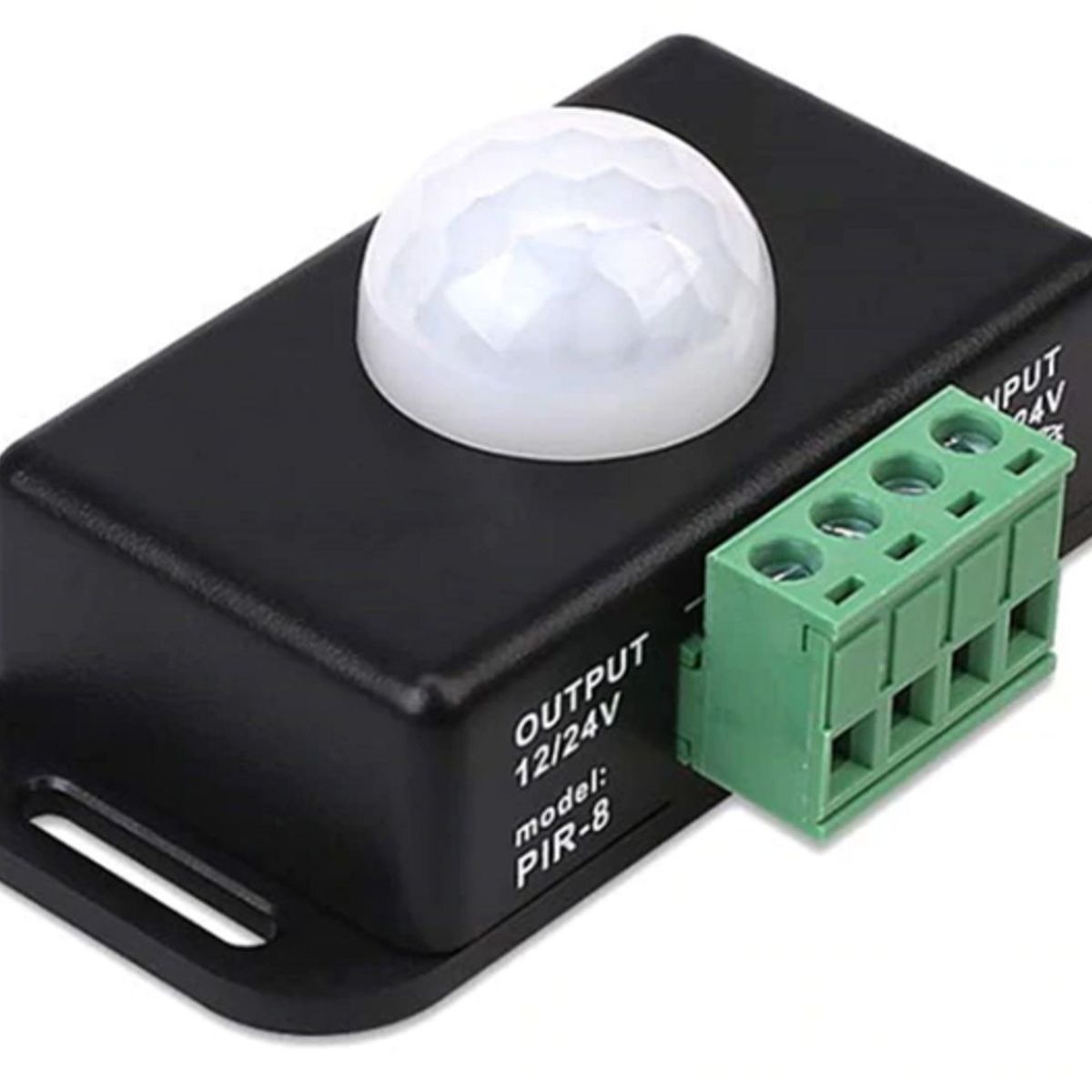 GENERICO - Sensor de movimiento PIR de ajuste automático JM-T8 DC 12V 24V 8A