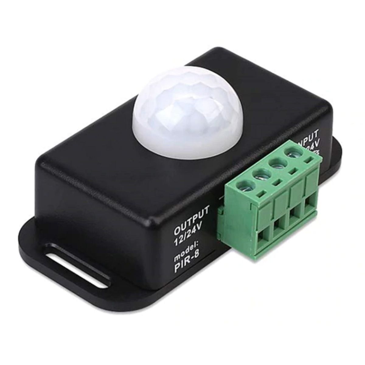 GENERICO - Sensor de movimiento PIR de ajuste automático JM-T8 DC 12V 24V 8A
