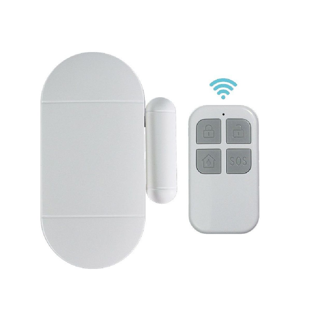 GENERICO - Alarma Inalámbrica Magnética MC-02 a Control Remoto