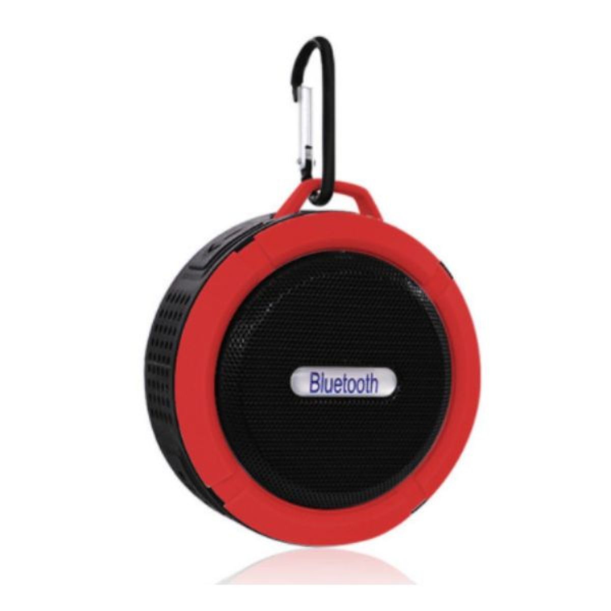 GENERICO - Parlante Portátil Bluetooth Manos Libres Micrófono Ducha - Rojo