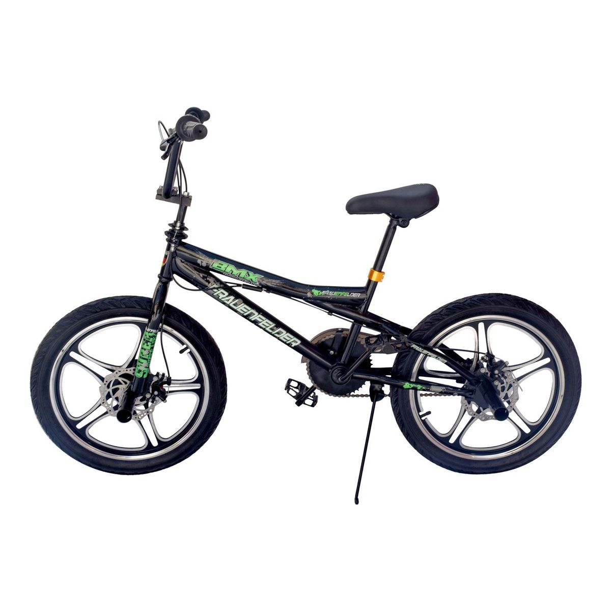 FRAUENFELDER - Bicicleta FRAUENFELDER Super BMX Negro Verde