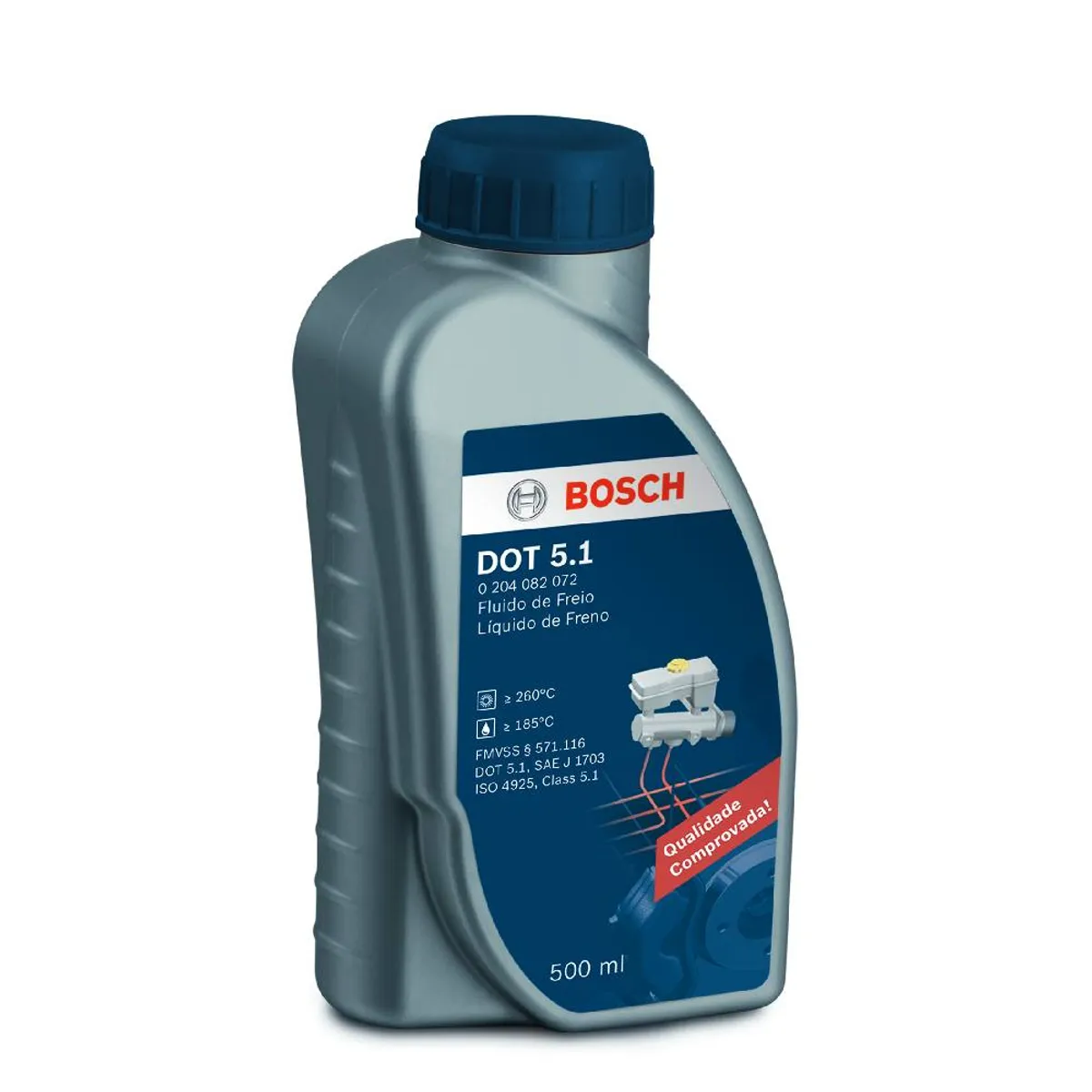 BOSCH - LIQUIDO DE FRENOS BOSCH DOT 5.1 500 ML