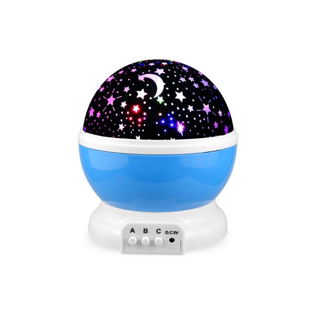 GENERICO - Lámpara Proyector De Estrella Y Luna Giratorio Para Niños