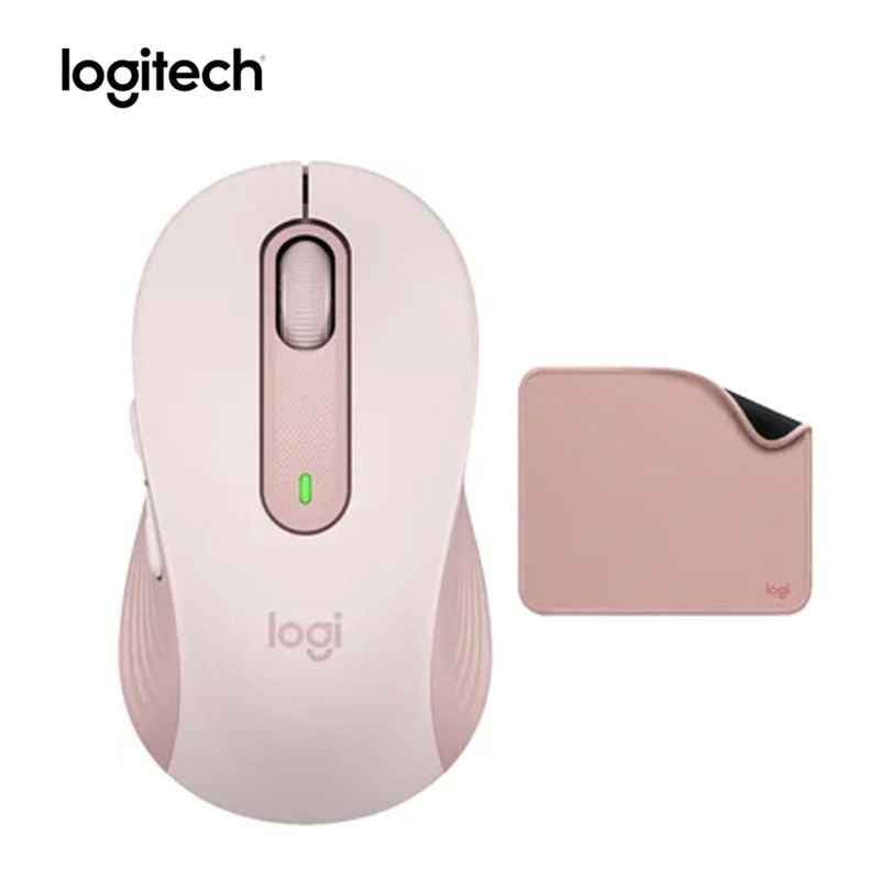 LOGITECH - Mouse Logitech Signature M650 Rose  Pad Mouse