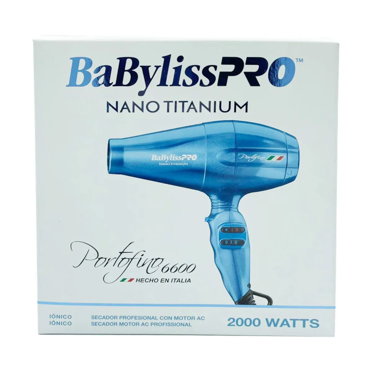 BABYLISS PRO - Secadora BaBylissPRO Portofino Negra