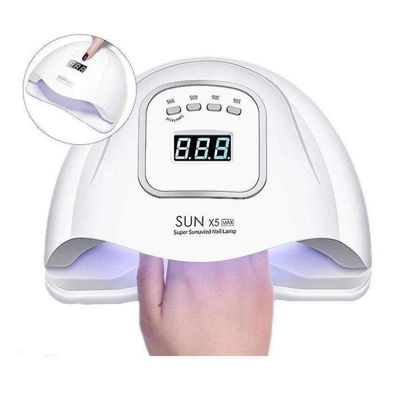 GENERICO - Lámpara Secadora De Uñas Led 80w Profesional X5 Max 45 Leds