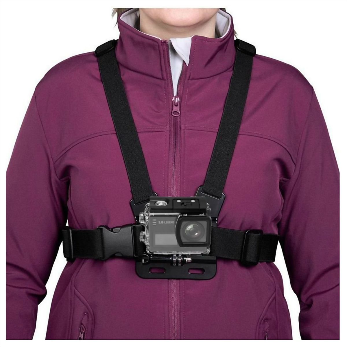 SJCAM - SJCAM ARNÉS DE PECHO PARA CÁMARA DEPORTIVA