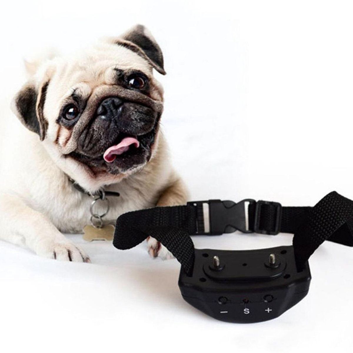 GENERICO - Collar Antiladrido Collar De Adiestramiento Canino A Pilas