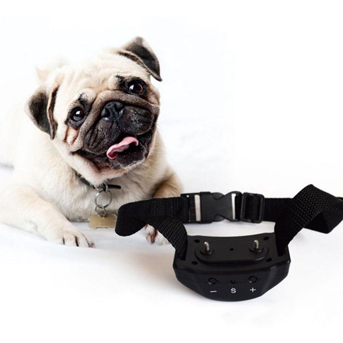 GENERICO - Collar Antiladrido Collar De Adiestramiento Canino A Pilas