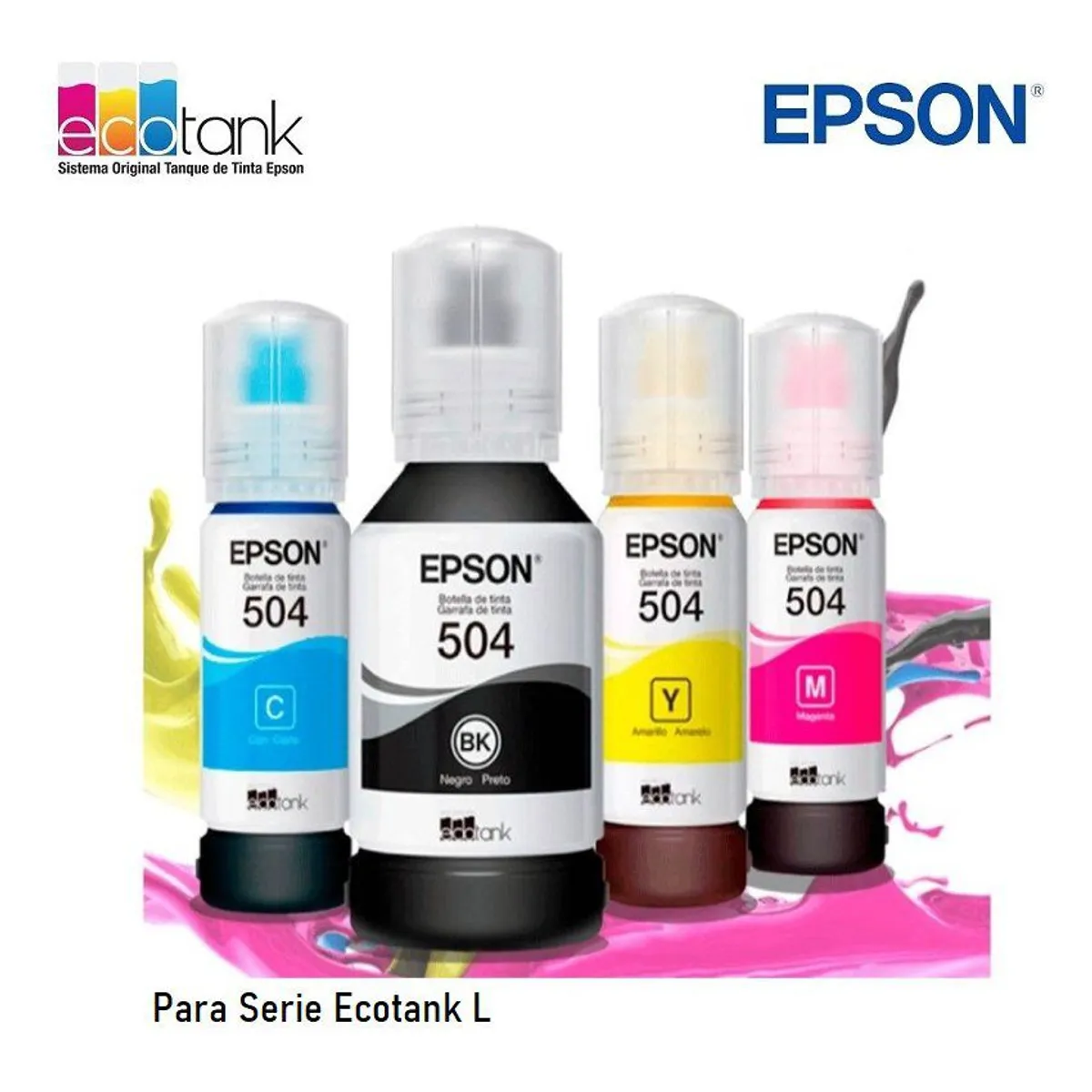 EPSON - Pack tinta epson 504 serie l4160, l4260, l6171, l6271, l14150