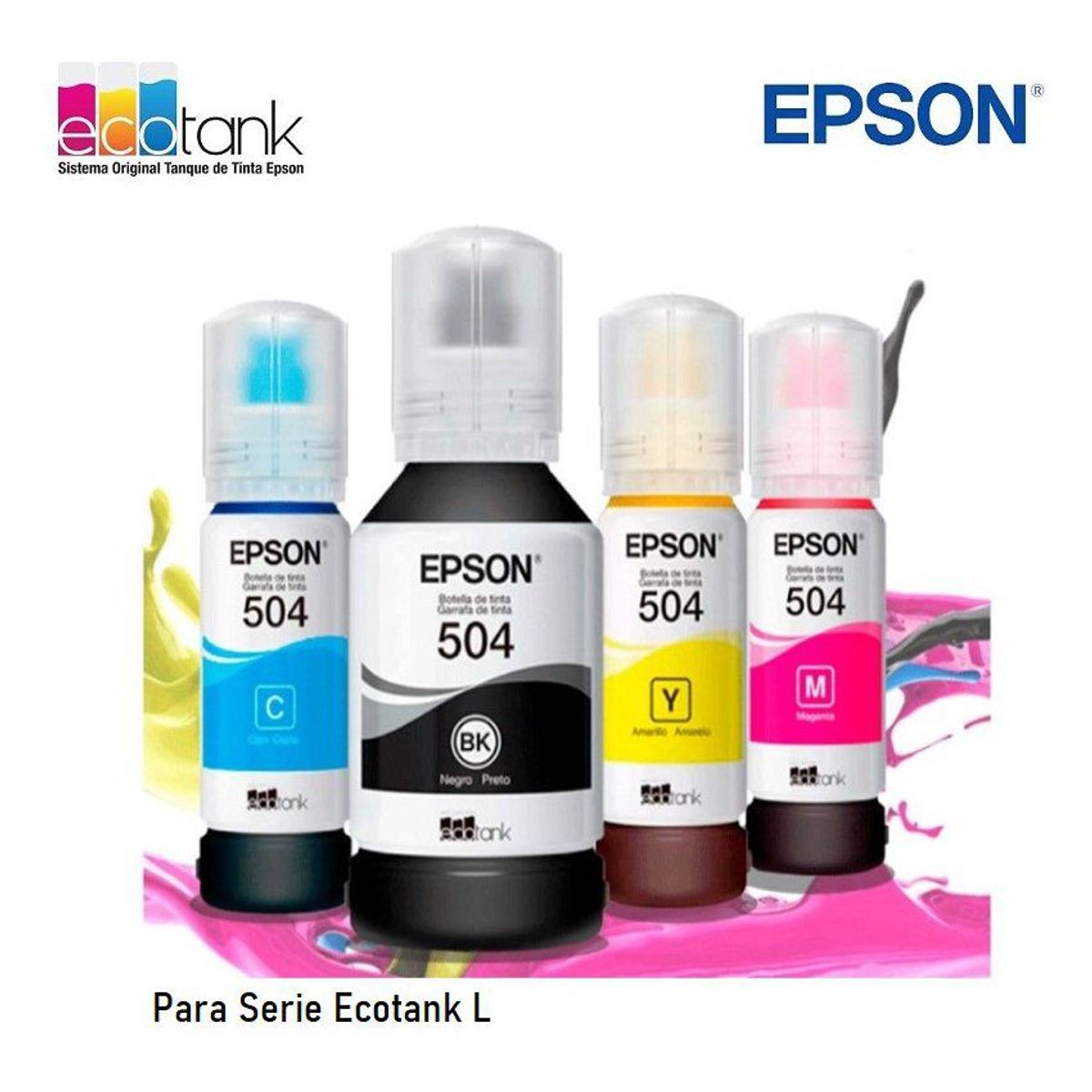 EPSON - Pack tinta epson 504 serie l4160, l4260, l6171, l6271, l14150