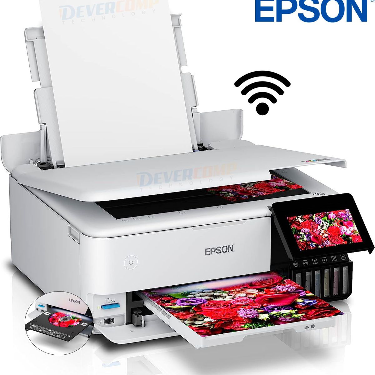 EPSON - Impresora Epson Ecotank L8160 Multifuncional Wifi Red USB