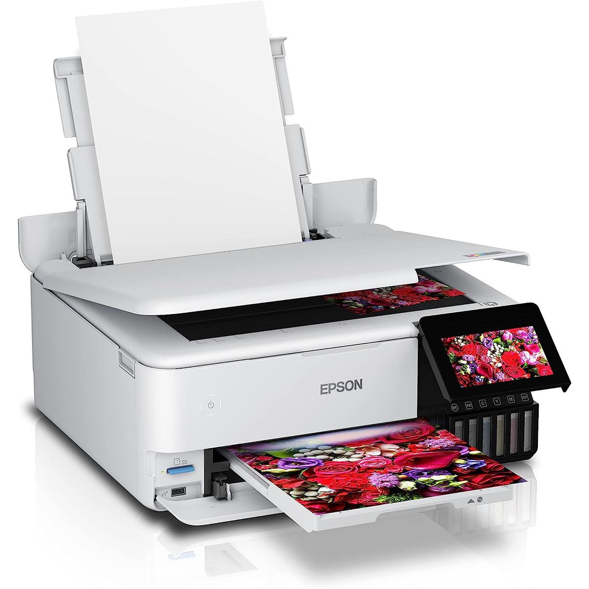 EPSON - Impresora Epson Ecotank L8160 Multifuncional Wifi Red USB