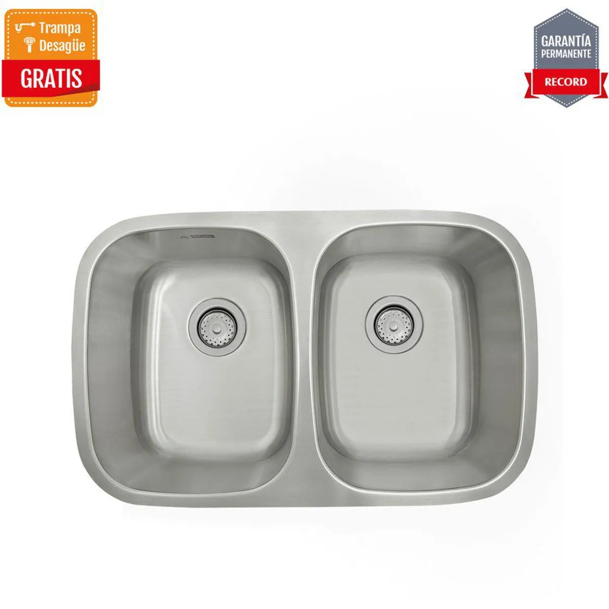 RECORD - Lavadero Atlántico 2P 47.3x75cm  Empotrable
