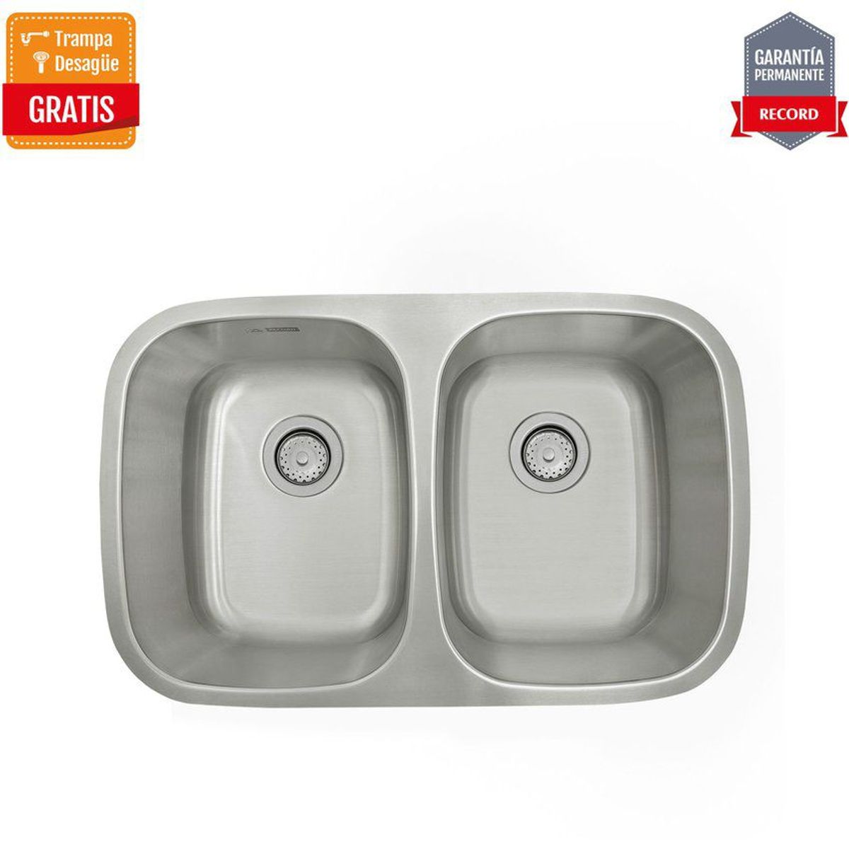 RECORD - Lavadero Atlántico 2P 47.3x75cm  Empotrable