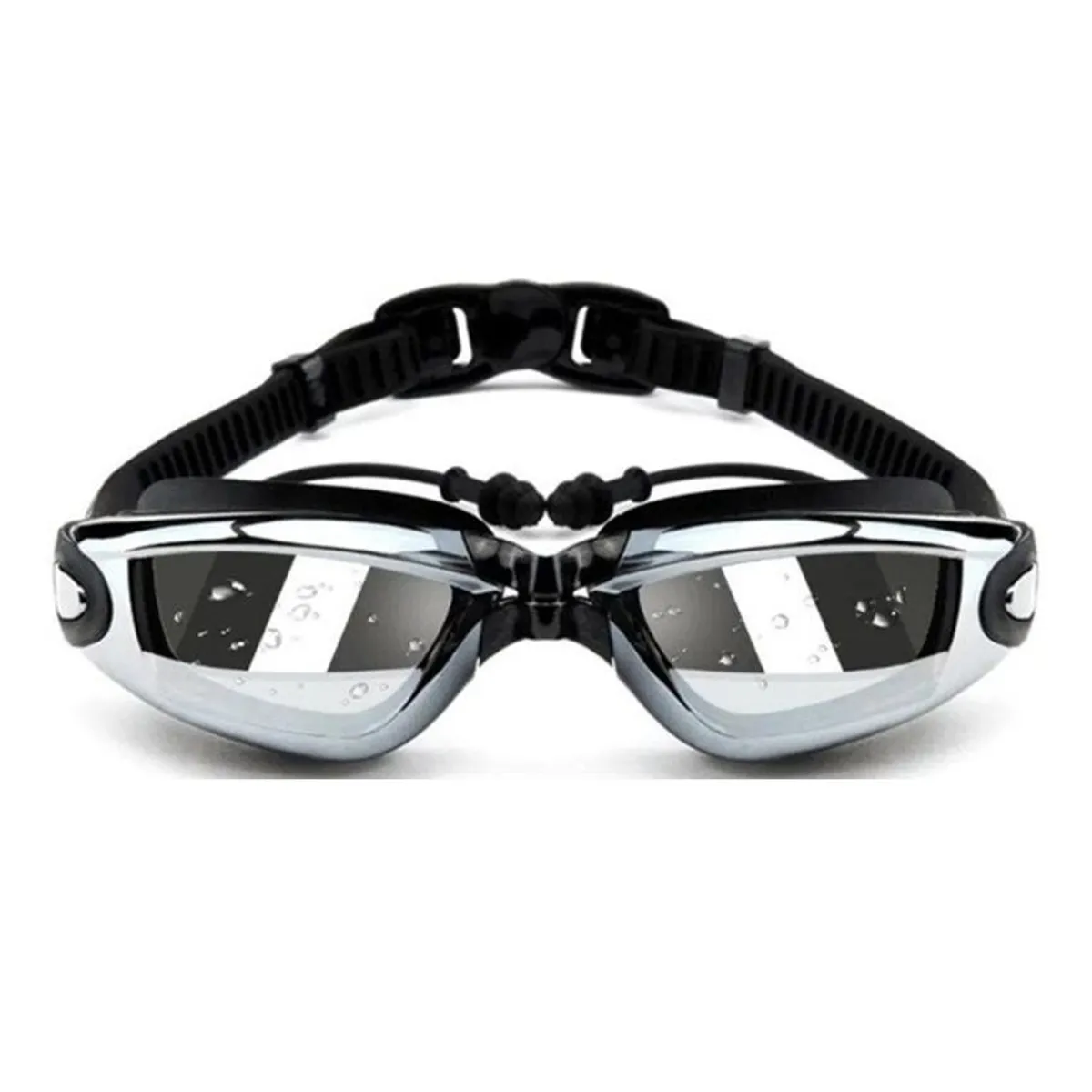 FEIKE - Lentes de Natación Negros con protección UV