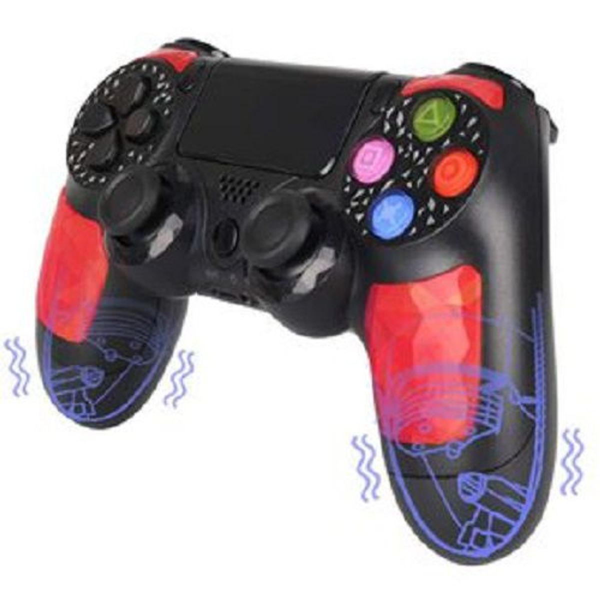 GENERICO - Mando Genérico Inalámbrico Bluetooth Compatible P4 Juegos