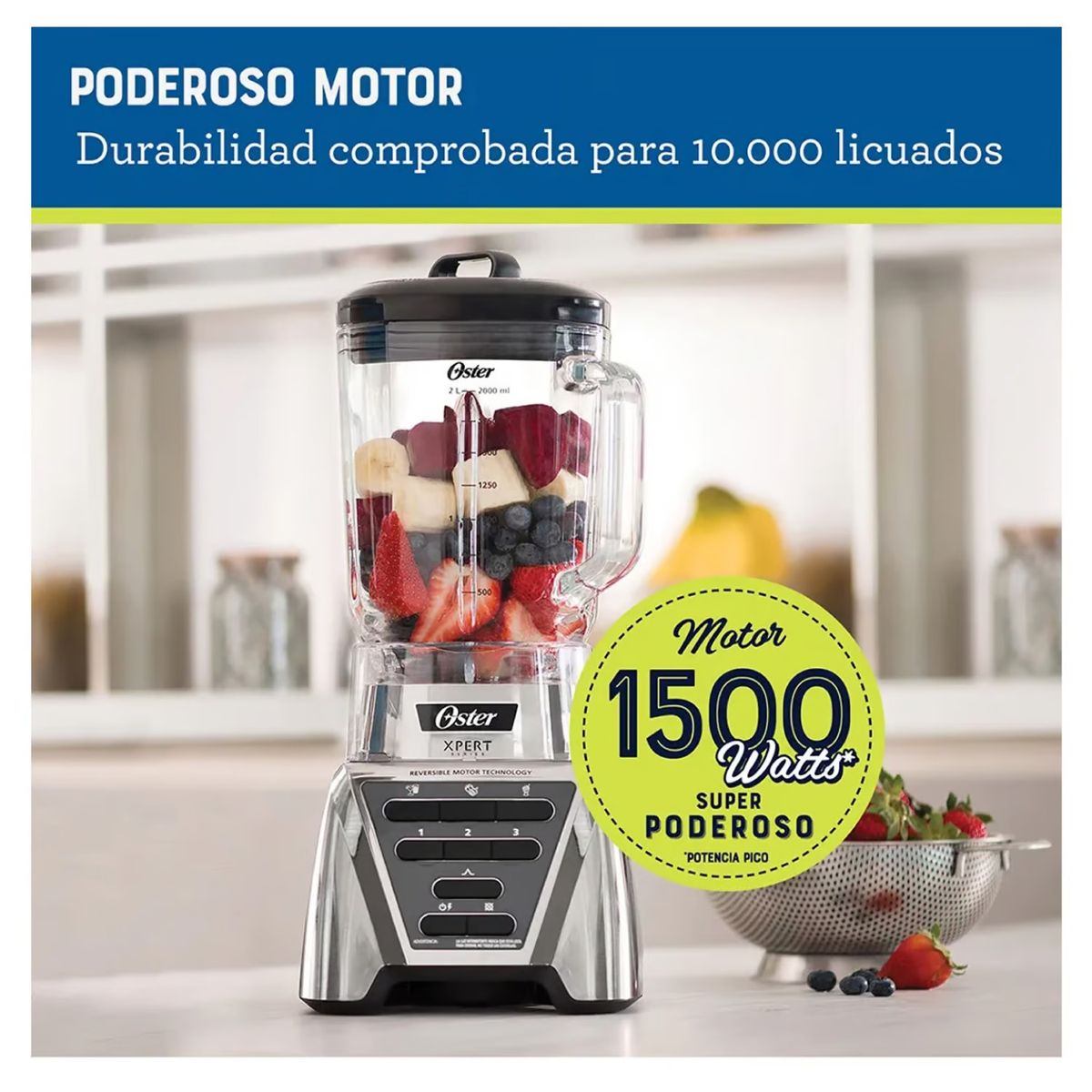 OSTER - Licuadora Xpert Series  Vaso Blen´d N GO Oster BLST3ACPG 053 cromado