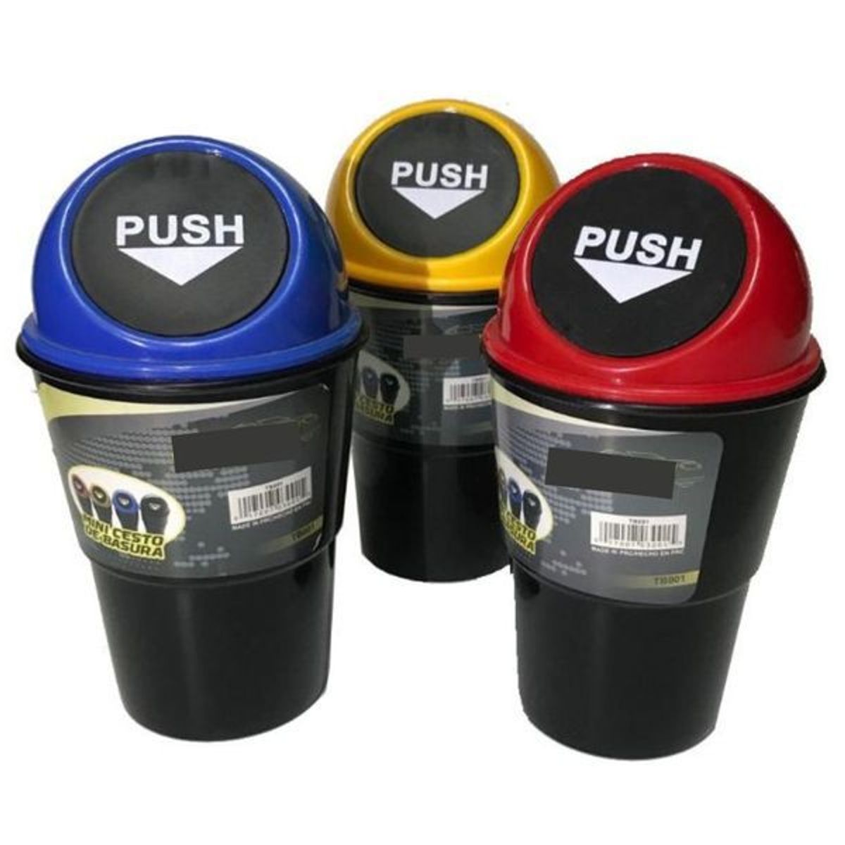 GENERICO - Mini Tacho Basurero Para Interior De Auto Camioneta Portátil