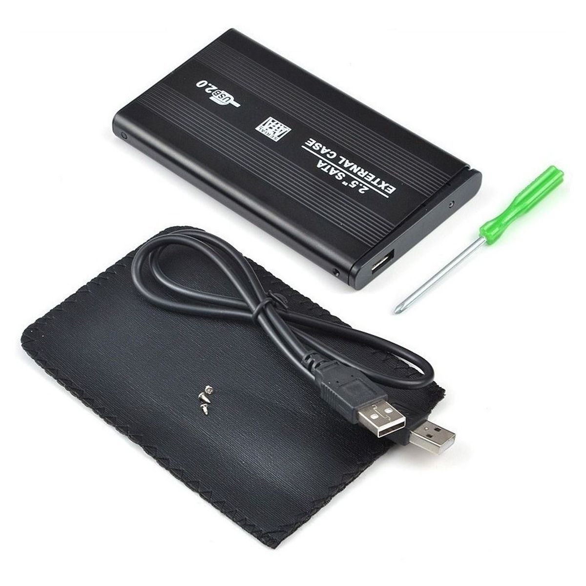 GENERICO - Case Disco Duro Externo Sata 2.5 pulgadas Laptop Notebook Usb 2.0