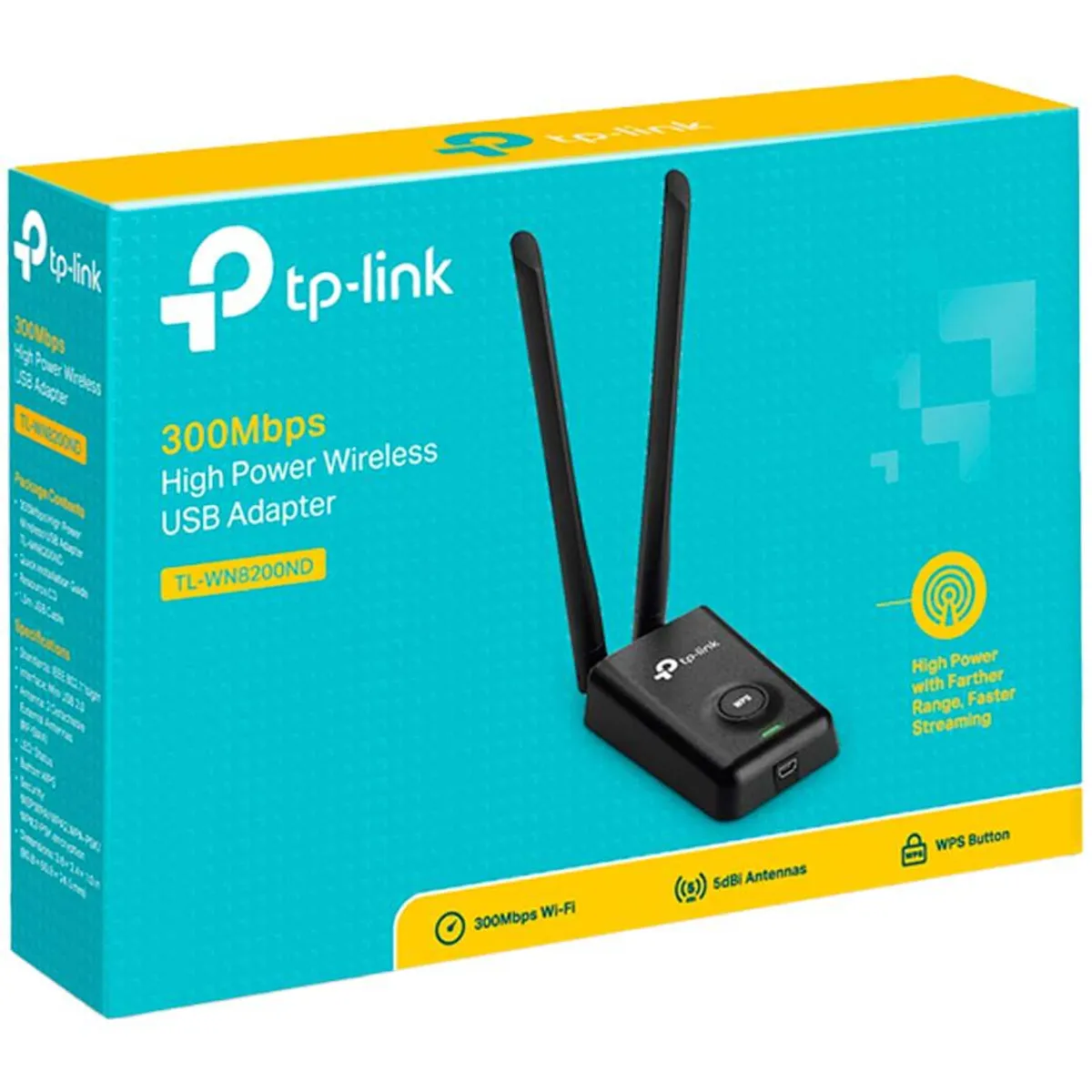 TP LINK - Adaptador Usb Tp-link Wifi Inalambrico Tl-wn8200nd 300mbps