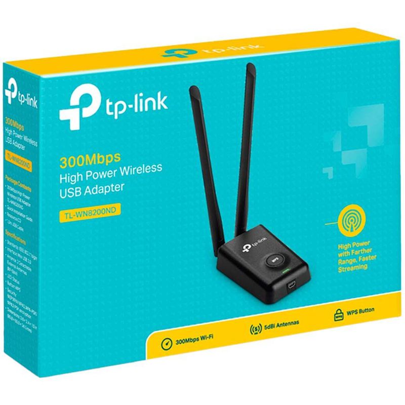 TP LINK - Adaptador Usb Tp-link Wifi Inalambrico Tl-wn8200nd 300mbps